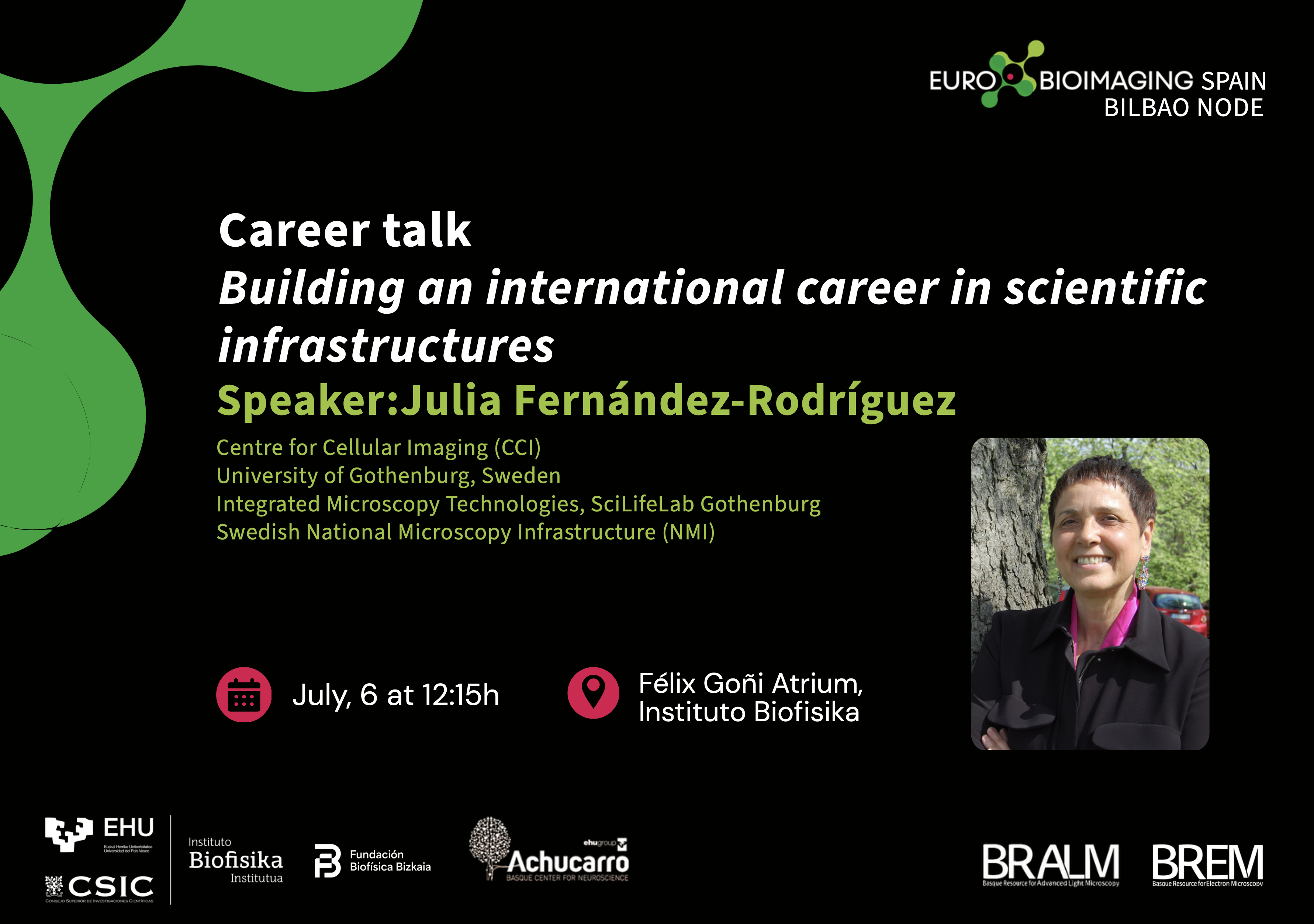 EuroBioImaging Bilbao Node Seminars: July 6, 2026, 12:15h - Julia Fernández-Rodríguez